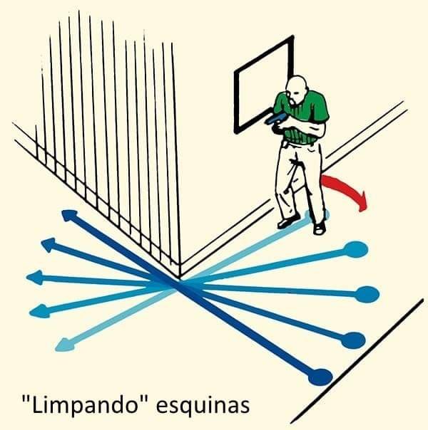 limpiar un esquina