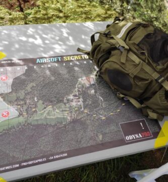 mapa milsim airsoft, mochila