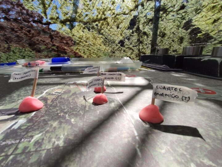 Mapa del terreno de juego de Airsoft