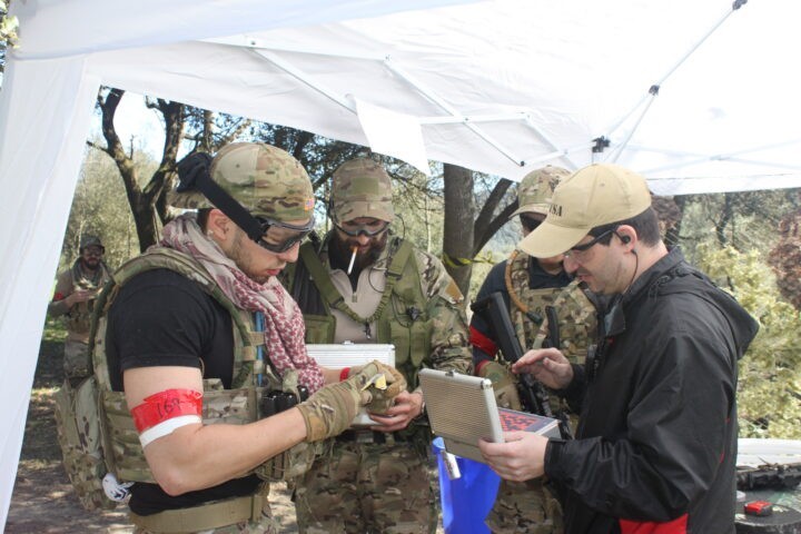 rol de juego en partida de airsoft